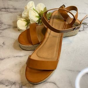 BAMBOO Women's Espadrilles Platform Sandal